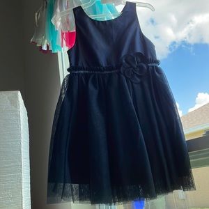 Toddler Girl Dress Navy Blue
